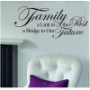 Family is A Link and Bridge Wall Quote Decal