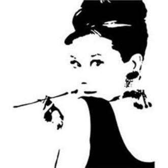 Audrey Hepburn 's Saying Wall Decal