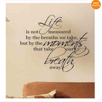Cherish Your Life Wall Quote Decal