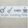 Enjoy Cooking Time Wall Decal