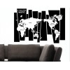 A Map of The World Wall Decal