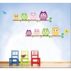 Lovely Owls Friends Wall Decal