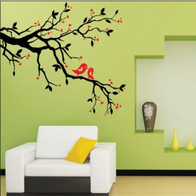 Branches and Birds -  A Chinese Style Wall Decal