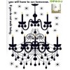 Crystal Chandelier Wall Decal