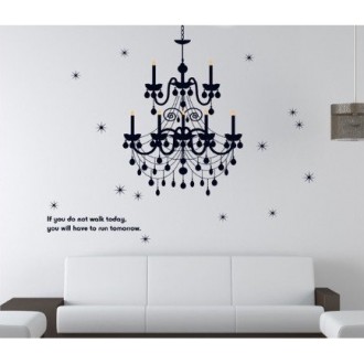 Crystal Chandelier Wall Decal