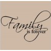 Families is Forever Wall Quote Decal