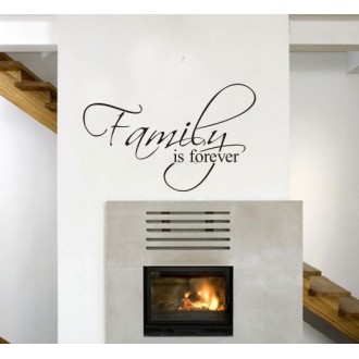 Families is Forever Wall Quote Decal