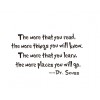 Read and Learn -  Dr. Seuss