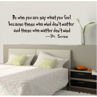 Be who you are Wall Decal 