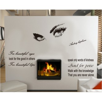 Charming Eyes  Wall Decal
